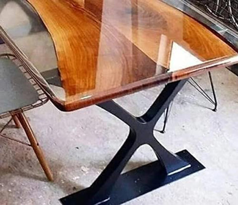 Personalized Large EPOXY Table, Clear Resin - Wood Dining Table for 2, 4, 6, 8River Dining Table Top, Coffee Table Top, Living Room Table, Bar Counter - resinhomefurniture