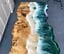 Personalized Large EPOXY Table, Resin Dining Table for 2, 4, 6, 8 Ocean Waves , Wood Epoxy Coffee Table Top, Living Room Table - resinhomefurniture