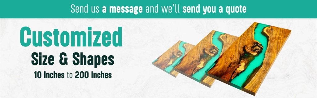 Personalized Large EPOXY Table, Resin Dining Table for 2, 4, 6, 8 River Dining Table Top,Coffee Table Top, Living Room Table - resinhomefurniture