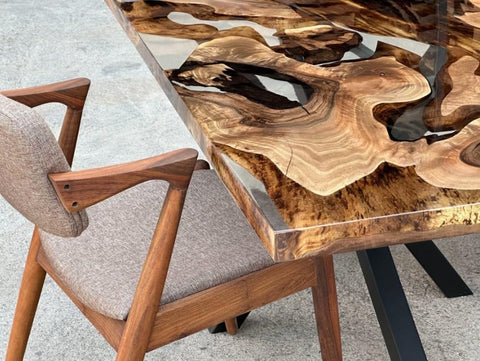 personalized - solid - wood - transparent - resin - dining - table - coffee - table - console - table - patio - table - living - room - table - end - table - side - table - bar - counter - table - home - decor - resinhomefurniture