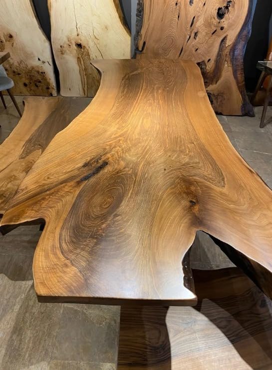 Pinnacle Acacia Wood Live Edge Dining Room Table Kitchen Table Coffee Table Living Room Table Conference Table Counter Table Patio Table End/Side Table - resinhomefurniture