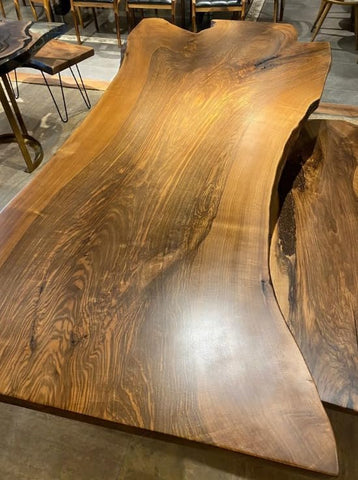 Pinnacle Acacia Wood Live Edge Dining Room Table Kitchen Table Coffee Table Living Room Table Conference Table Counter Table Patio Table End/Side Table - resinhomefurniture