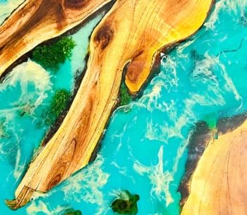 Premium Seashore Look Epoxy Resin Coffee Table Patio Table Console Table Side Table End Table Centre Table Kitchen Table Office Table Living Room Table Home Décor - resinhomefurniture