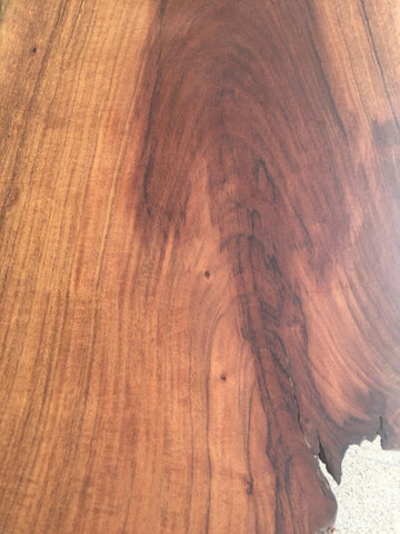 Rustic Modern Live Edge Dining Table Coffee Table Kitchen Table Living Room Table Poker Table Bar Counter Table Conference Table End Table Console Table (43 x 22 Inches) - resinhomefurniture