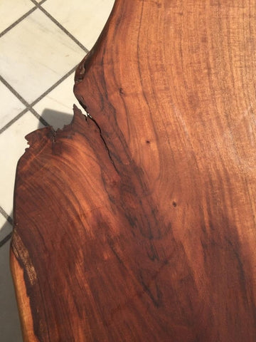 Rustic Modern Live Edge Dining Table Coffee Table Kitchen Table Living Room Table Poker Table Bar Counter Table Conference Table End Table Console Table (43 x 22 Inches) - resinhomefurniture