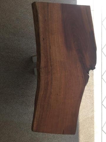 Rustic Modern Live Edge Dining Table Coffee Table Kitchen Table Living Room Table Poker Table Bar Counter Table Conference Table End Table Console Table - resinhomefurniture