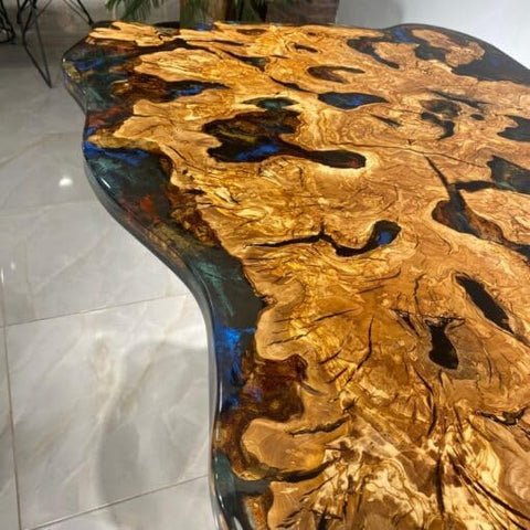 special - olive - wood - epoxy - dining - table - resin - table - living - room - table - kitchen - table - console - table - conference - table - patio - table - side - end - table - home - decor - resinhomefurniture