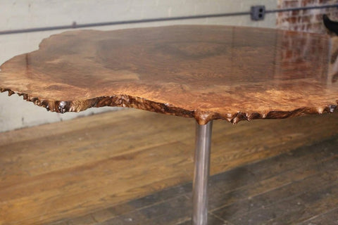 TUZECH Customized Live Edge Round Table Top, Wooden Dinning Table, Coffee Table, Resin Table, Luxury Table, Walnut Table, Wooden Resin Table - resinhomefurniture
