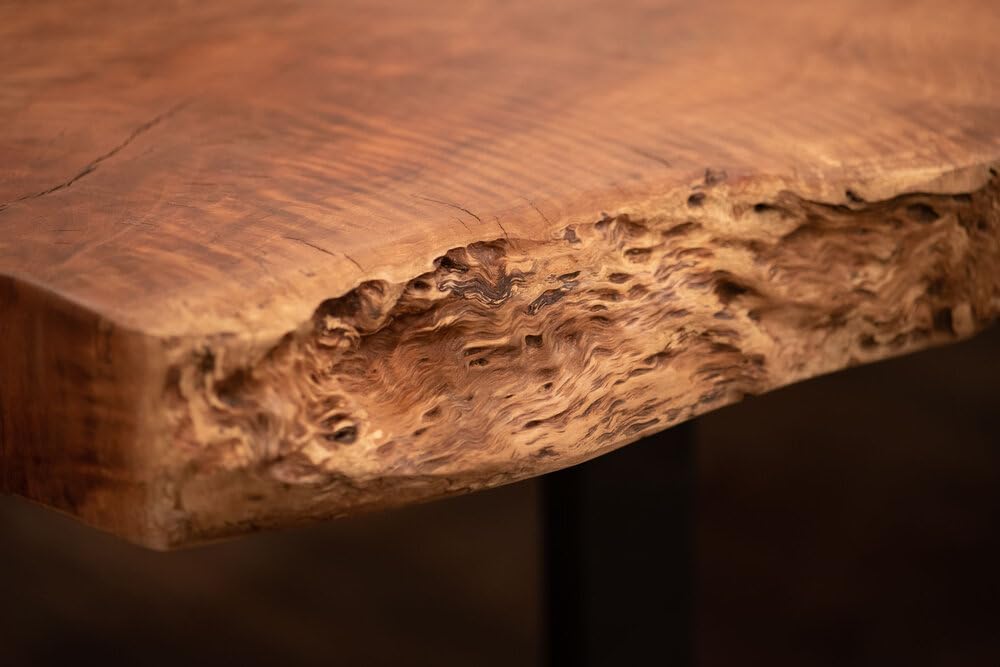 TUZECH Large Indoor Classic Live Edge Dining Table Epoxy Coffee Table Living Room Table for 2, 4, 6, 8 Epoxy Table Top Wooden Table Home Décor - resinhomefurniture