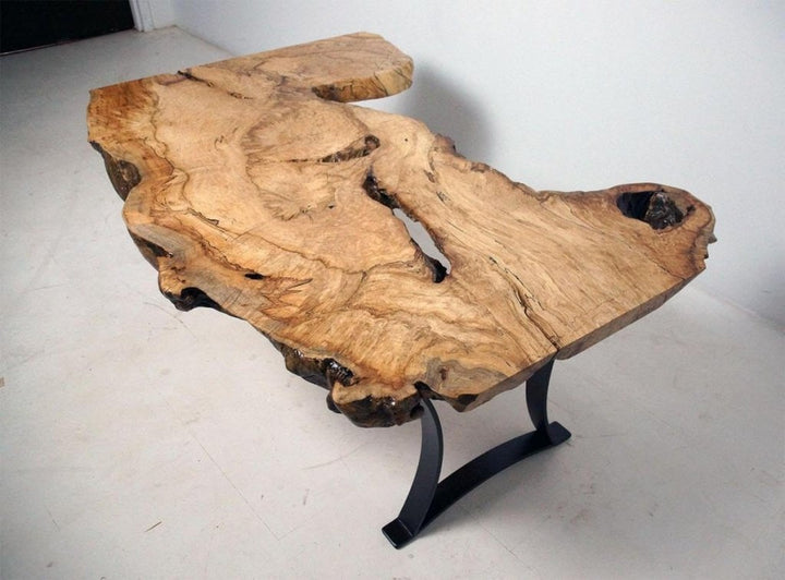 TUZECH Large Indoor Unique Live Edge Wooden Table Resin Dining Table Epoxy Coffee Table Living Room Table Side Table Epoxy Table Top Home Décor Bar Counter - resinhomefurniture